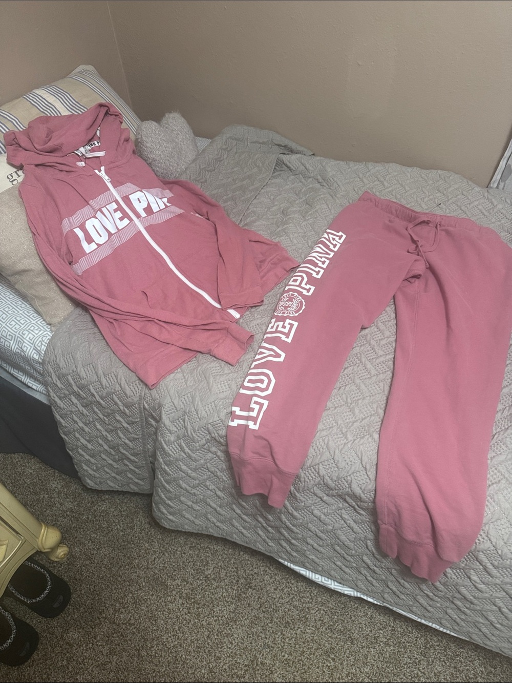 PINK Victoria's Secret womens Dusty Rose